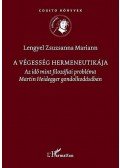 Lengyel Zsuzsanna Mariann - A végesség hermeneutikája