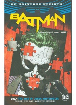 Tom King, Mikel Janín - Batman vol. 4: The War of Jokes and Riddles Tom King, Mikel Janín - Batman vol. 4: The War of Jokes and Riddles, 2017 antikvár könyv