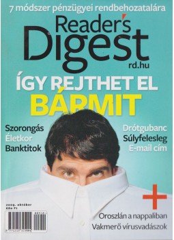 Zsámboki Péter - Reader's Digest 2009. október Zsámboki Péter - Reader's Digest 2009. október, Budapest 2009 antikvár könyv