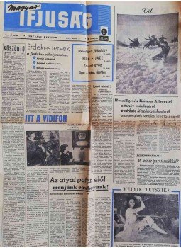  - Magyar Ifjúság I. évfolyam, 1. szám. 1957. január 5., Budapest 1957 antikvár könyv