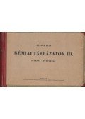 Németh Béla - Kémiai táblázatok III. - Szerves vegyületek