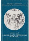 Gergely Jenő - A magyarországi forradalmak 1918-1919