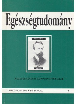 Virágh Zoltán (szerk.) - Egészségtudomány XLII. évfolyam 1998. 3. Virágh Zoltán (szerk.) - Egészségtudomány XLII. évfolyam 1998. 3., Budapest 1998 antikvár könyv