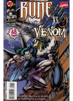 Ulm, Chris, Luzniak, Greg S., Pacella, Mark, Gecko, Gabriel - Rune vs. Venom Ulm, Chris, Luzniak, Greg S., Pacella, Mark, Gecko, Gabriel - Rune vs. Venom, 1995 antikvár könyv