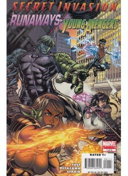Yost, Christopher, Miyazawa, Takeshi - Secret Invasion: Runaways/Young Avengers No. 1 Yost, Christopher, Miyazawa, Takeshi - Secret Invasion: Runaways/Young Avengers No. 1, 2008 antikvár könyv