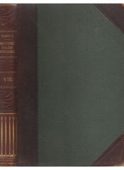 Nagy Iván - Magyarország családai czimerekkel és nemzékrendi táblákkal VIII., Pest 1861 antikvár könyv