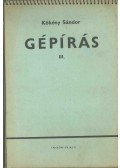 Kökény Sándor - Gépírás III.