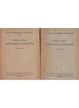Kovács Ágnes - Kalotaszegi népmesék I-II. kötet, Budapest 1944 antikvár könyv