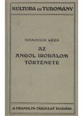 Voinovich Géza - Az angol irodalom története