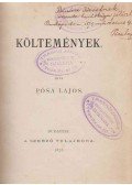 Pósa Lajos - Költemények. (dedikált)
