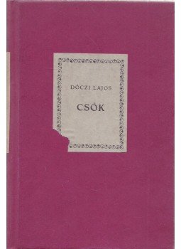 Dóczi Lajos - Csók, Budapest 1903 antikvár könyv