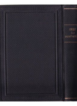 Knight William - Az aesthetika története, Budapest 1915 antikvár könyv