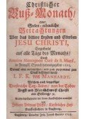 Antoine Montagnon - Christlicher Buß-Monath