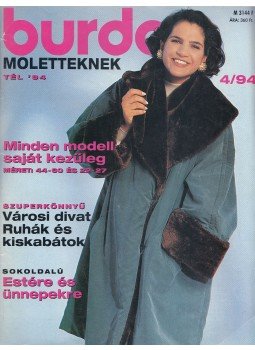Hajós Katalin - Burda Moletteknek 1994/4. Hajós Katalin - Burda Moletteknek 1994/4., Budapest 1994 antikvár könyv