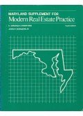 H. Warren Crawford,John F. Rodgers - Maryland Supplement for Modern Real Estate Practice
