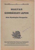 Bánhegyi József,Bohus Gábor,Kalmár Zoltán,Ubrizsy Gábor - Magyar gombászati lapok 1947. 1-2. szám