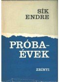 Sík Endre - Próbaévek