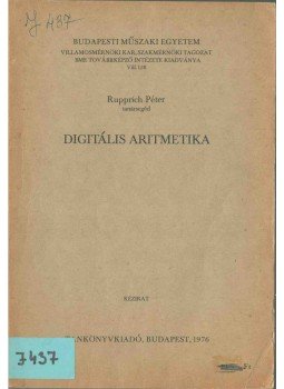 Rupprich Péter - Digitális aritmetika, Budapest 1976 antikvár könyv