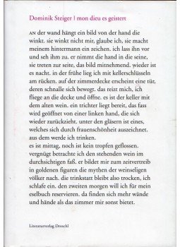 Dominik Steiger - mon dieu es geistert, Wien 2007 antikvár könyv