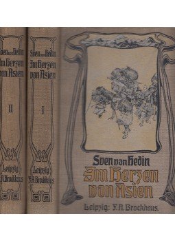 Hedin, Sven - Im Herzen von Asien I–II. [Teljes], Leipzig 1910 antikvár könyv