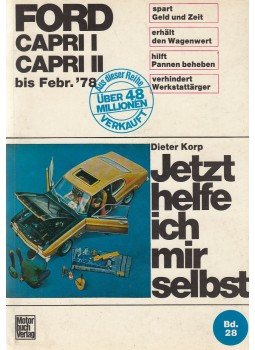 Dieter Korp - Ford Capri I, Capri II - Jetzt helfe ich mir selbst, Stuttgart 0 antikvár könyv