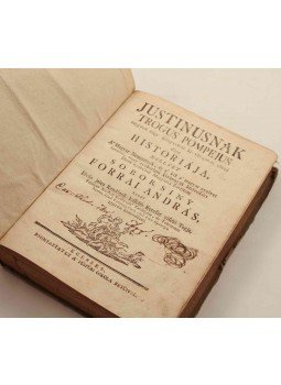 Justinus, [Marcus Junianus] - Justinusnak Trogus Pompejus negyven négy Könyveibül ki-válogatott rövid ékes historiája, Eger 1781 antikvár könyv