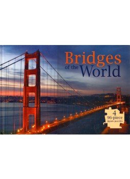  - Bridges of the World: 4 96-piecee jigshaw puzzles, San Francisco, California 2007 antikvár könyv