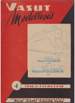  - Vasut Modellezés 1960. II. évf. 4. szám, Budapest 1960 antikvár könyv