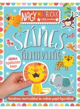  - Színes állatvilág - játékos foglalkoztatókönyv, null 2019 antikvár könyv