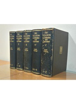 Alfred Bertholet, Hermann Faber, Horst Stephan, Hermann Gunkel, Leopold Zscharnack - Die Religion in Geschichte und Gegenwart I-V., Tübingen 1927 antikvár könyv
