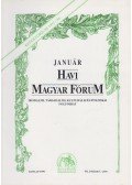 Szőcs Zoltán,Vasvári Erika - Havi Magyar Fórum VII.évfolyam 1.szám
