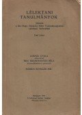 Harkai Schiller Pál,Kornis Gyula,Brandenstein Béla - Lélektani tanulmányok I.