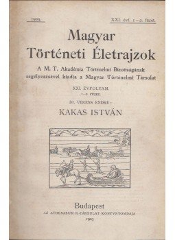 Dr. Veress Endre - Zalánkeményi Kakas István Dr. Veress Endre - Zalánkeményi Kakas István, Budapest 1905 antikvár könyv