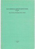Monok István,Varga András - Jezsuita könyvtárak I. / Magyarországi jezsuita könyvtárak 1711-ig