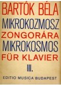  - Bartók Béla Mikrokozmosz zongorára III.