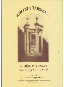 S. Varga Pál - "...az ember véges állat..." S. Varga Pál - "...az ember véges állat...", Fehérgyarmat 1998 antikvár könyv