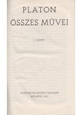 Platón - Platón összes művei I.