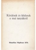 Cserkúti Ferenc (szerk.) - Kérdések és feleletek a mai tanyákról