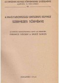 Ferencz József,Dr. Erdő János - A Magyarországi Unitárius Egyház Szervezeti Törvénye