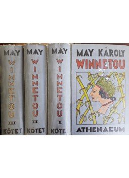 May Károly - Winnetou. [Regény.] Teljes kiadás három kötetben. Fordította Kosáryné Réz Lola. Fáy Dezső rajzaival. (Illusztrált.), Budapest 1927 antikvár könyv