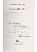 Szemlér Ferenc - Személyes ügy. Vallomások, emlékek. (Dedikált.)