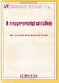 Gyivicsán Anna,Krupa András - A magyarországi szlovákok