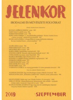  - Jelenkor - Irodalmiés művészeti folyóirat - 2019. szeptember, null 2019 antikvár könyv