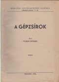 Vámos Endre - A gépzsírok
