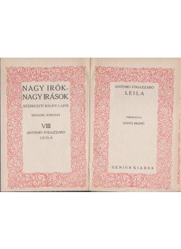 Antonio Fogazzaro - Leila Antonio Fogazzaro - Leila, Budapest 1923 antikvár könyv
