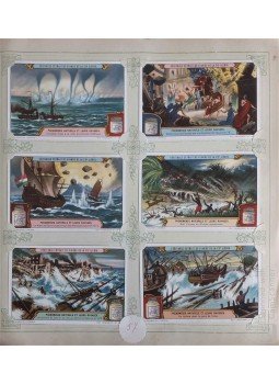  - (Liebig album, 300 színes kőnyomatú kártyával.) Album Duplex pour Chromos Liebig.,  1900 antikvár könyv