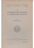 Jakubovich Emil - A székely rovásírás legrégibb ábécéi