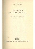 Galland, Adolf - Die Ersten und die Letzten