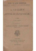 Aulus Gellius - "Attikai éjszakák" I-II. (egybekötve)