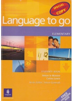 Simon Le Maistre, Carina Lewis - Language to go Elementary Students' book Simon Le Maistre, Carina Lewis - Language to go Elementary Students' book, Harlow 2002 antikvár könyv